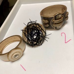 Lia Sophia Jewelry - Lot of 2 Lia Sophia gold bracelets-like new Lia Sophia Jewelry - Lot of 2 Lia Sophia gold bracelets-like new